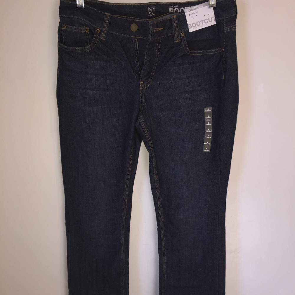 NWT NY and Company Curvy Low Rise Bootcut Jeans